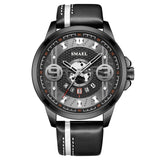 SMAEL Fashion Casual Wristwatches Leather Bracelet Watch Auto Date