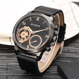 Keller & Weber  Watch Set Men 3pcs Men's Quartz Wristwatch Pin Buck